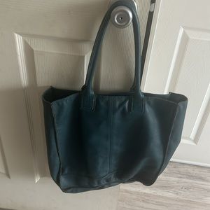 Classic Blue Tote Bag with Spacious Design